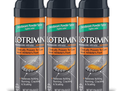 Lotrimin Athlete’s Foot Powder Spray Antifungal Miconazole Nitrate 4.6oz (24 Pack) - Personal Care > Skin Creams &