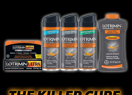 Lotrimin Athlete’s Foot Powder Spray Antifungal Miconazole Nitrate 4.6oz (3 Pack) - Personal Care > Skin Creams &