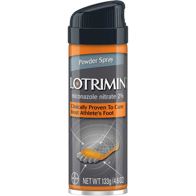 Lotrimin Athlete’s Foot Powder Spray Antifungal Miconazole Nitrate 4.6oz - Personal Care > Skin Creams & Treatments