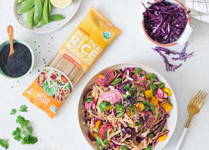 Lotus Foods Organic Brown Rice Pad Thai Style Noodles Whole Grain 8oz - Food & Beverages > Pasta Grains Cereals