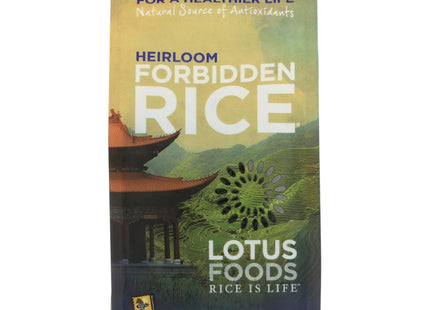 Lotus Foods Organic Heirloom Forbidden Whole Grain Black Rice 5oz (12 Pack) - Food & Beverages > Pasta Grains Cereals