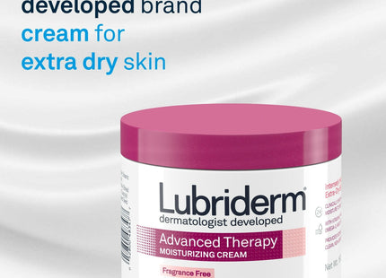 Lubriderm Advanced Therapy Fragrance-Free Cream Vitamin E 16oz (2 Pack) - Personal Care > Skin Lotion & Moisturizer