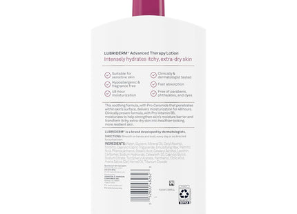 Lubriderm Advanced Therapy Moisturizing Lotion Extra Dry Skin 24oz - Personal Care > & Moisturizer