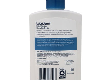 Lubriderm Daily Moisture Body Lotion Normal to Dry Skin Unscented 6oz (2 Pack) - Personal Care > & Moisturizer