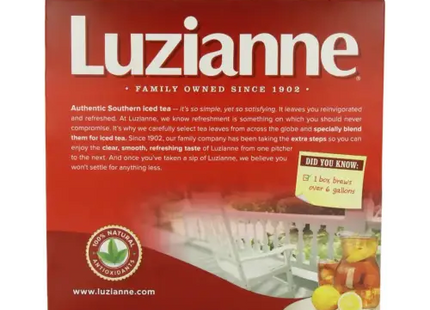 a box of luzme tea