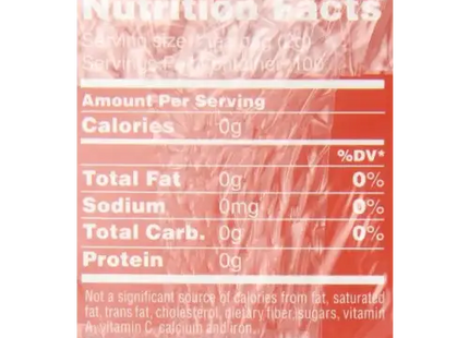 a close up of a label on a bag of food