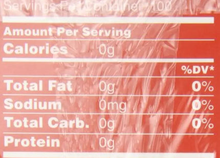 a close up of a label on a bag of food