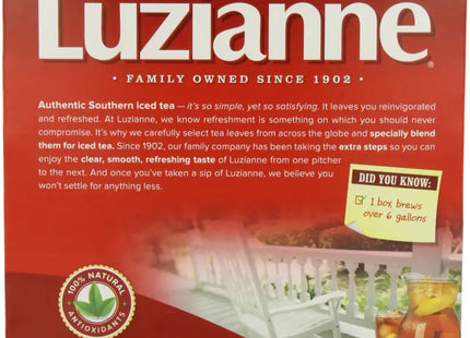 a box of luzme tea