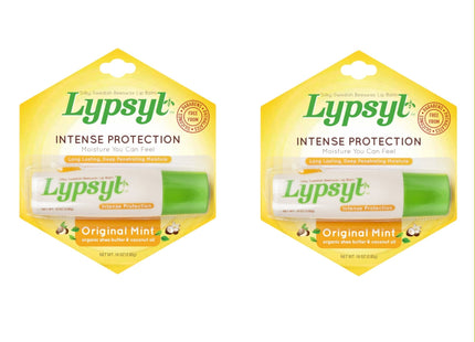 Lypsyl Intense Protection Lypmoisturizer Original Mint Lip Balm 0.1oz (2 Pack) - Personal Care > Skin Balms & Treatments