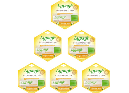 Lypsyl Intense Protection Lypmoisturizer Original Mint Lip Balm 0.1oz (6 Pack) - Personal Care > Skin Balms & Treatments