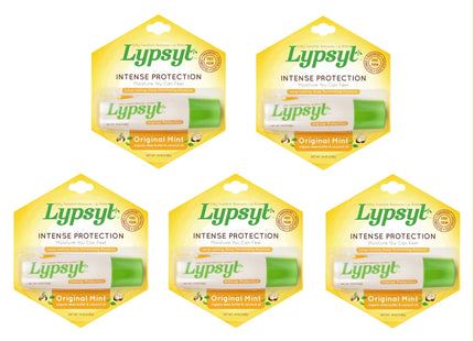 Lypsyl Intense Protection Lypmoisturizer Original Mint Lip Balm 0.1oz (5 Pack) - Personal Care > Skin Balms & Treatments