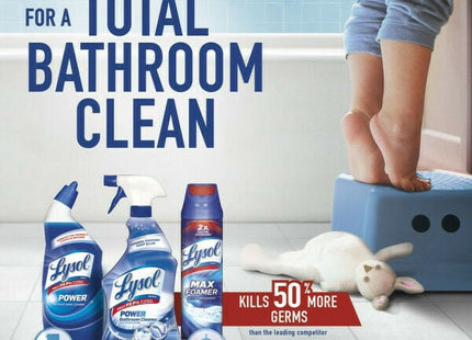 Lysol Toilet Bowl Cleaning and Disinfecting Gel Lime Rust Remover 24oz (5 Pack) - Household Supplies > Products