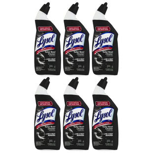 Lysol Toilet Bowl Cleaning and Disinfecting Gel Lime Rust Remover 24oz (6 Pack) - Household Supplies > Products