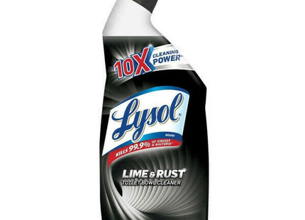 Lysol Toilet Bowl Cleaning and Disinfecting Gel Lime Rust Remover 24oz (9 Pack) - Household Supplies > Products