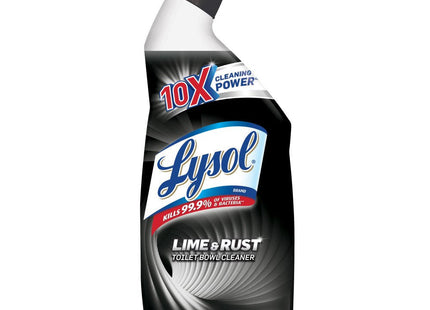 Lysol Toilet Bowl Cleaning and Disinfecting Gel Lime Rust Remover 24oz (9 Pack) - Household Supplies > Products