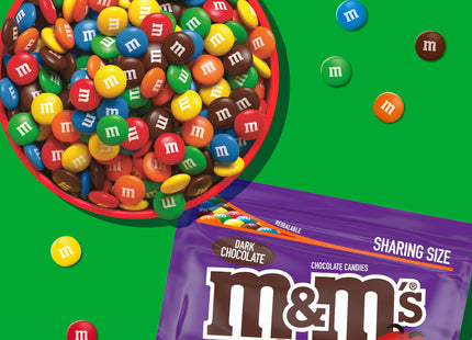 M&MS Dark Chocolate Candies Pouch In Crunchy Candy 9.4oz - Food & Beverages > Sweets Assortments