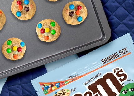 M&Ms Crunchy Cookie Milk Chocolate Candy Colorful Shell 7.4oz (2 Pack) - Food & Beverages > Sweets Assortments