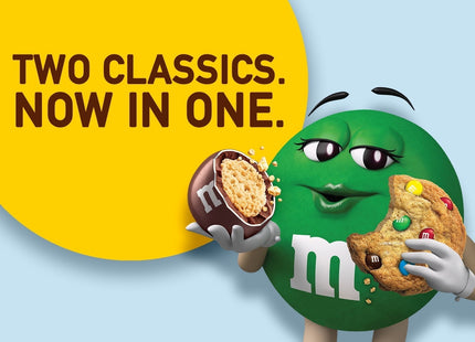 M&Ms Crunchy Cookie Milk Chocolate Candy Colorful Shell 7.4oz (2 Pack) - Food & Beverages > Sweets Assortments