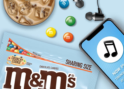 M&Ms Crunchy Cookie Milk Chocolate Candy Colorful Shell 7.4oz (2 Pack) - Food & Beverages > Sweets Assortments