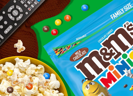 M&M’s Minis Milk Chocolate Candy Covered In Colorful Shell 16.9oz (6 Pack) - Food & Beverages > Sweets Assortments