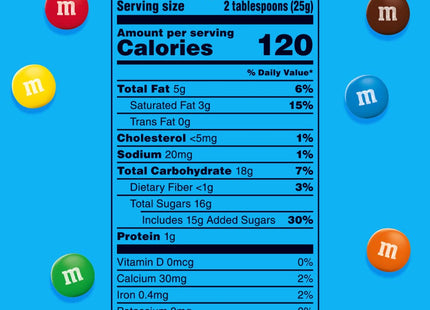 M&M’s Minis Milk Chocolate Candy Covered In Colorful Shell 16.9oz (6 Pack) - Food & Beverages > Sweets Assortments