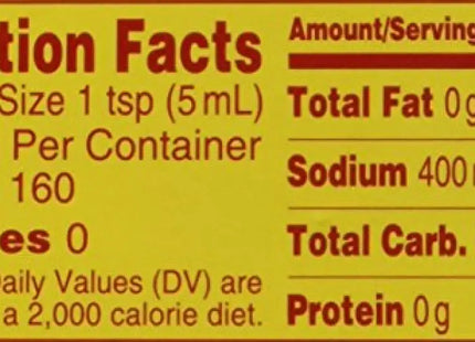 a close up of a nutrition label on a food item