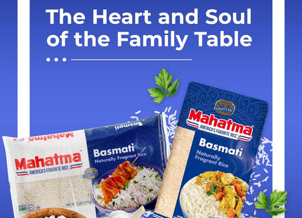 Mahatma Basmati White Rice Fragrant Extra Long Grain Non-GMO 32oz - Food & Beverages > Pasta Grains Cereals