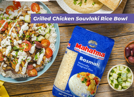 Mahatma Basmati White Rice Fragrant Extra Long Grain Non-GMO 32oz - Food & Beverages > Pasta Grains Cereals