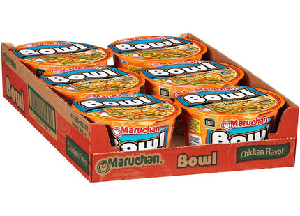 Maruchan Bowl Chicken Flavor Ramen Noodles with Vegetables 3.31oz (12 Pack) - Food & Beverages > Pasta Grains Cereals