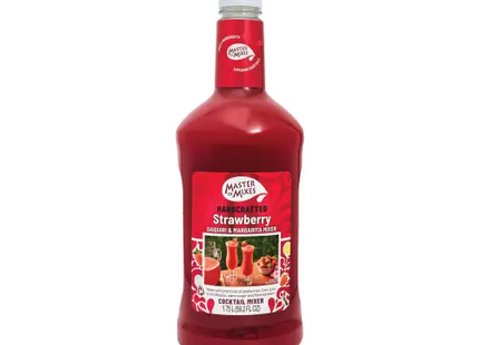 a bottle of juice with a red liquid