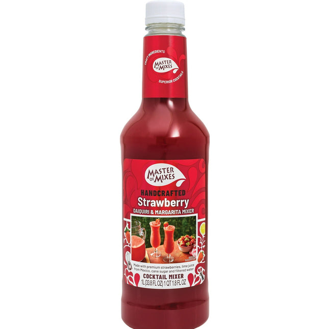 Master of Mixes Strawberry Daiquiri/Margarita Mix Ready To Use 33.8oz (2 Pack) - Food & Beverages > Non-Alcoholic