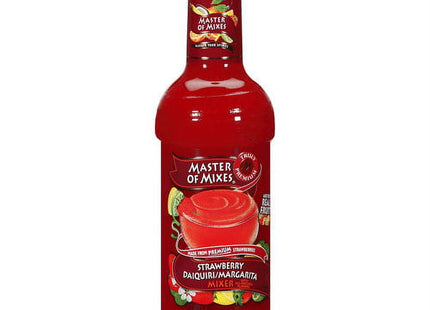 Master of Mixes Strawberry Daiquiri/Margarita Mix Ready To Use 33.8oz (6 Pack) - Food & Beverages > Non-Alcoholic