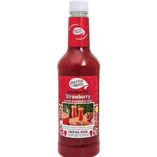 Master of Mixes Strawberry Daiquiri/Margarita Mix Ready To Use 33.8oz (6 Pack) - Food & Beverages > Non-Alcoholic