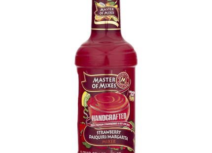 Master of Mixes Strawberry Daiquiri/Margarita Mix Ready To Use 33.8oz (6 Pack) - Food & Beverages > Non-Alcoholic