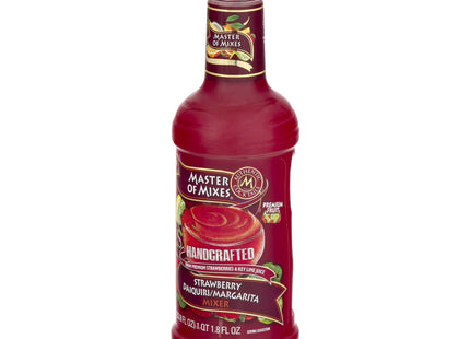 Master of Mixes Strawberry Daiquiri/Margarita Mix Ready To Use 33.8oz (6 Pack) - Food & Beverages > Non-Alcoholic