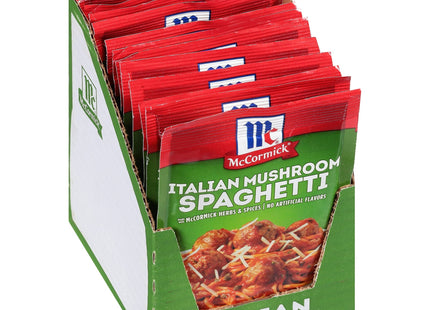 McCormick Italian Mushroom Spaghetti Sauce Mixed Spices 1.5oz (12 Pack) - Food & Beverages > Herbs Seasonings