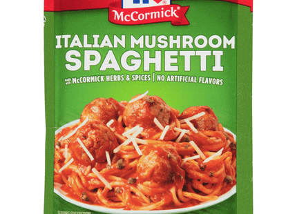 McCormick Italian Mushroom Spaghetti Sauce Mixed Spices 1.5oz (6 Pack) - Food & Beverages > Herbs Seasonings