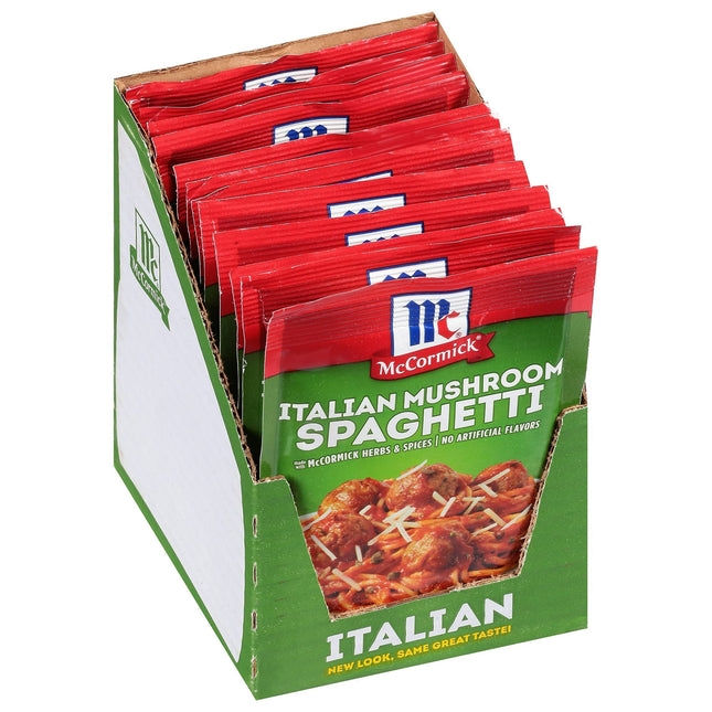 McCormick Italian Mushroom Spaghetti Sauce Mixed Spices 1.5oz (6 Pack) - Food & Beverages > Herbs Seasonings