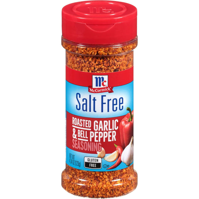 McCormick Salt Free Roasted Garlic and Bell Pepper Seasoning 4.34oz (2 Pack) - Food & Beverages > Herbs Spices