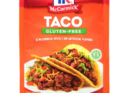 McCormick Taco Seasoning Mix Powder Less Sodium Gluten-Free 1.25oz - Food & Beverages > Herbs Spices Seasonings
