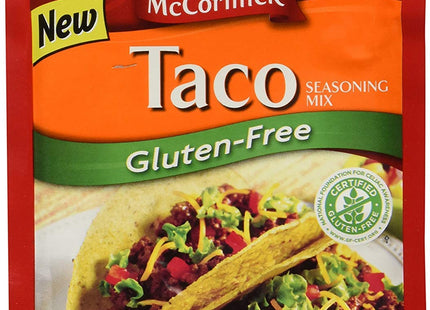 McCormick Taco Seasoning Mix Powder Less Sodium Gluten-Free 1.25oz - Food & Beverages > Herbs Spices Seasonings