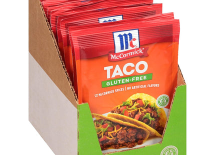 McCormick Taco Seasoning Mix Powder Less Sodium Gluten-Free 1.25oz - Food & Beverages > Herbs Spices Seasonings