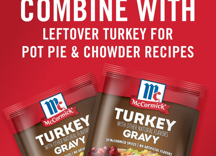 Mccormick Turkey Gravy Seasoning Mix Naturally Flavored 0.87oz (14 Pack) - Food & Beverages > Herbs Spices Seasonings