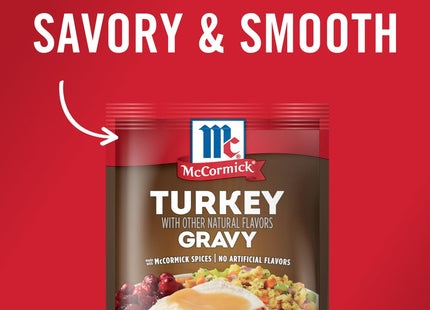 Mccormick Turkey Gravy Seasoning Mix Naturally Flavored 0.87oz (18 Pack) - Food & Beverages > Herbs Spices Seasonings