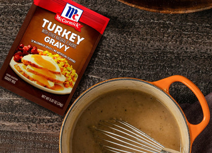 Mccormick Turkey Gravy Seasoning Mix Naturally Flavored 0.87oz (18 Pack) - Food & Beverages > Herbs Spices Seasonings