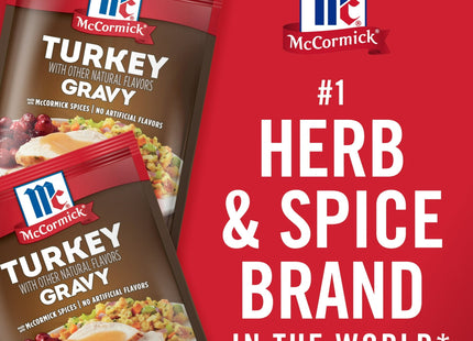 Mccormick Turkey Gravy Seasoning Mix Naturally Flavored 0.87oz (20 Pack) - Food & Beverages > Herbs Spices Seasonings