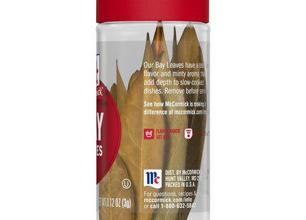 McCormick Whole Bay Leaves For Robust Flavor Non GMO 0.12oz (2 Pack) - Food & Beverages > Herbs Spices Seasonings