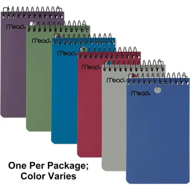 Mead Memo Book Poly Cover 3x5 100 sheets Colors may vary Single - Office Supplies > General Paper Products Notebooks &