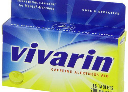 Meda Consume Vivarin Caffeine Alertness Aid 200mg Healthca Tablet 16ct - Health Care > Vitamins & Lifestyle Supplements