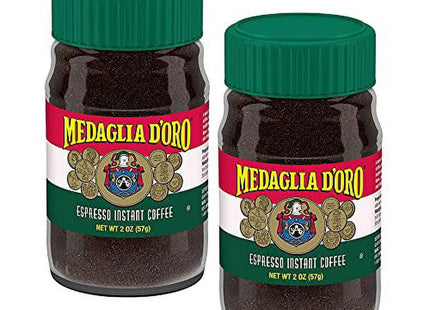 Medaglia d’Oro Style Instant Double Roast Italian Espresso Coffee 2oz (2 Pack) - Food & Beverages > Non-Alcoholic Drinks